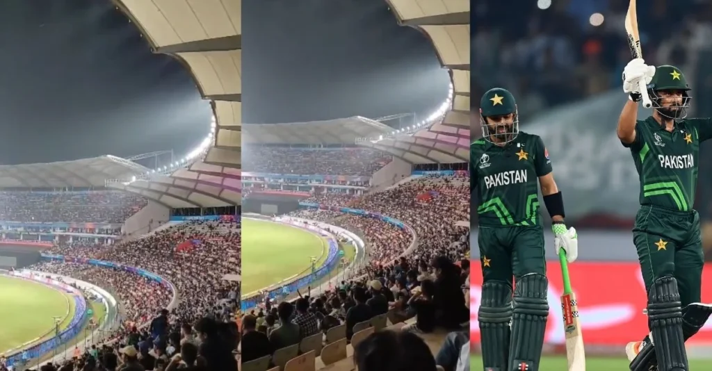 Hyderabad crowd chant Pakistan Jitega during PAK vs SL match OvmMYo
