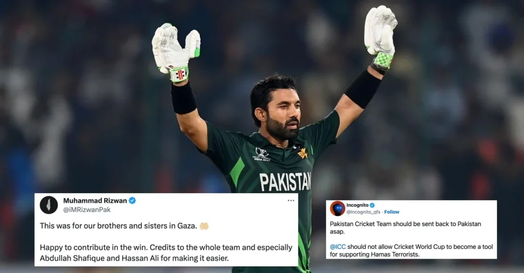 Muhammad Rizwan faces social media outrage dedicating Pakistans win over Sri Lanka to brothers and sisters in Gaza p0vlu8
