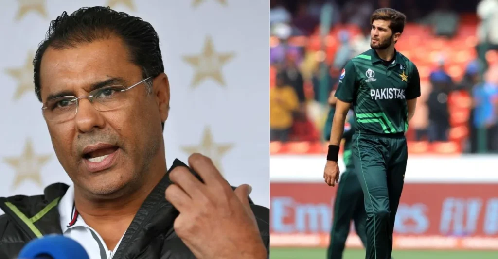 Waqar Younis and Shaheen Afridi Beag44